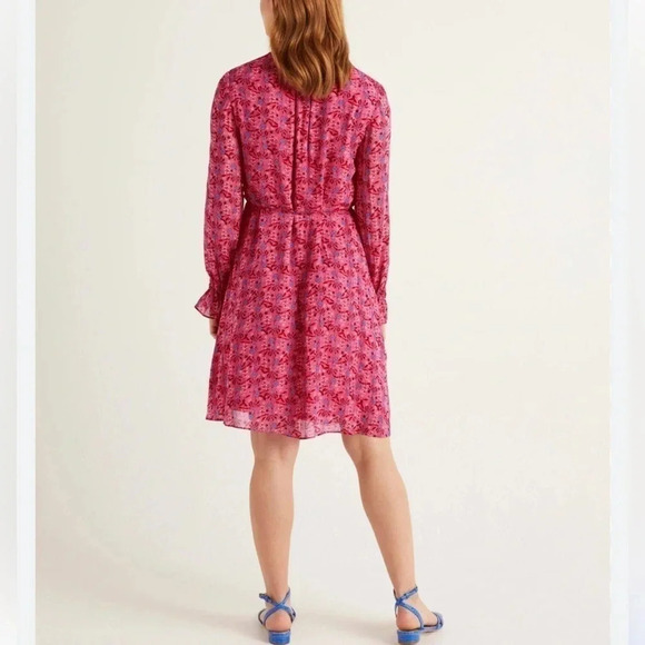 Boden Evangeline Floral Long Sleeve Dress - Picture 2 of 6
